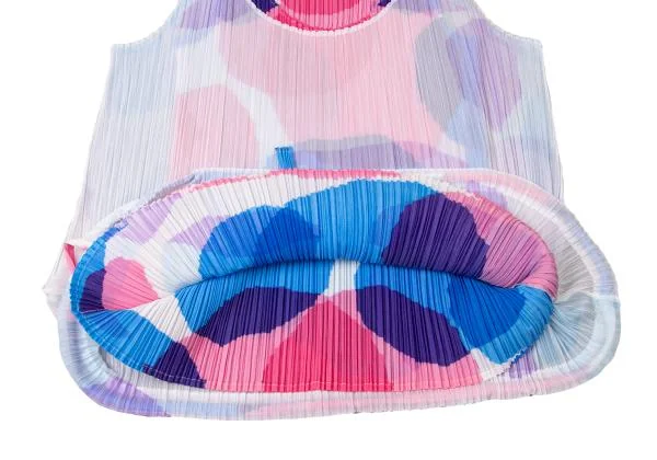 PLEATS PLEASE See-through Layered Design T-shirt & Skirt K-144862_009