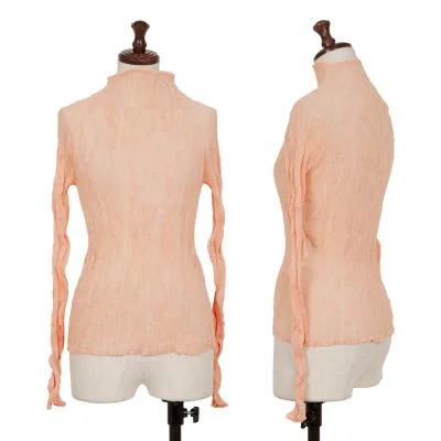 ISSEY MIYAKE Wrinkle Pleated Long Sleeve T-shirt