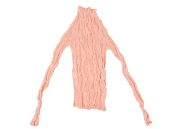 ISSEY MIYAKE Wrinkle Pleated Long Sleeve T-shirt K-144867_010