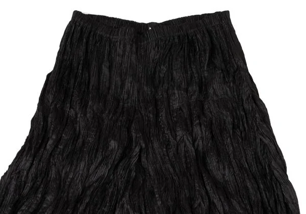 イッセイミヤケISSEY MIYAKE シワプリーツセットアップ 黒M位 L K-144870_014