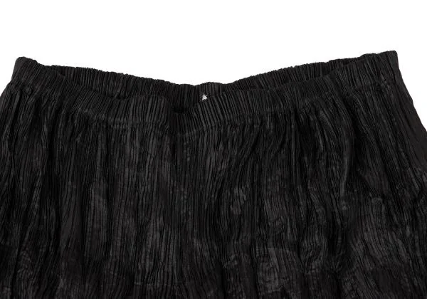 イッセイミヤケISSEY MIYAKE シワプリーツセットアップ 黒M位 L K-144870_015