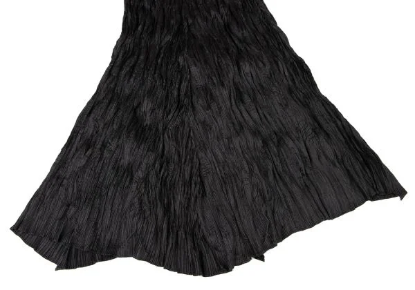 イッセイミヤケISSEY MIYAKE シワプリーツセットアップ 黒M位 L K-144870_017