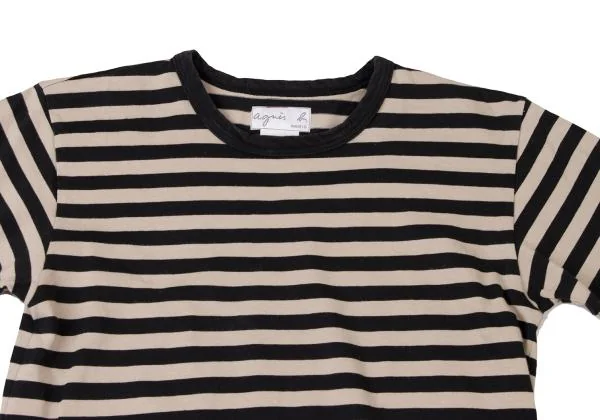 agnes b. Cotton Striped T-shirt K-144879_002