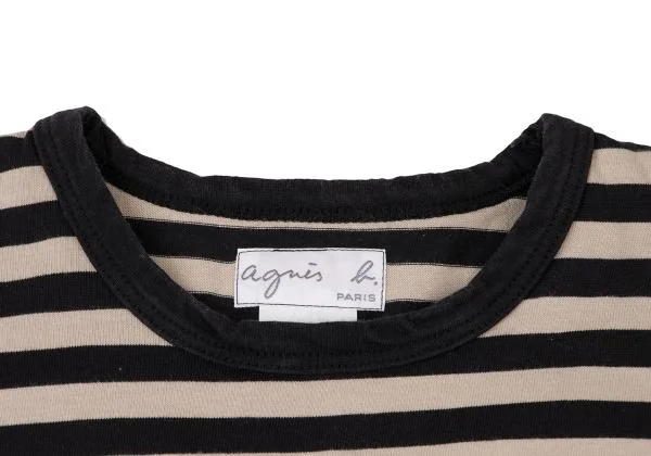 agnes b. Cotton Striped T-shirt K-144879_003