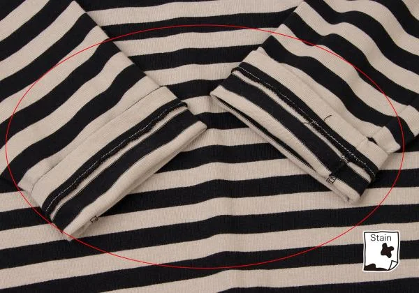 agnes b. Cotton Striped T-shirt K-144879_008