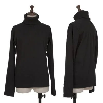 超可爱 コットンハイネックカットソー b. アニエスベーagnes 黒1 DC | トップス