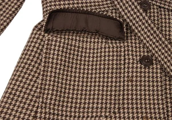 MISS DIOR Houndstooth Switching Rib Knit Jacket K-144888_011