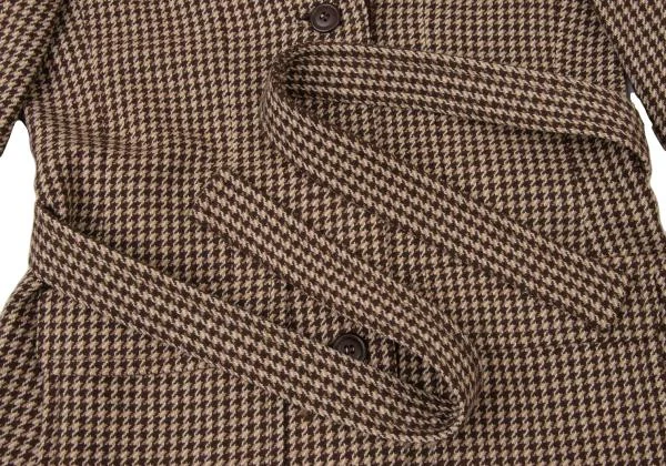 MISS DIOR Houndstooth Switching Rib Knit Jacket K-144888_012