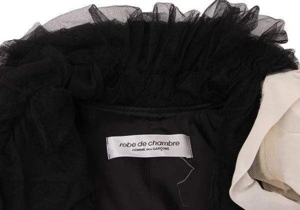 robe de chambre COMME des GARCONS Tulle Embellished Sleeveless Vest K-144891_007