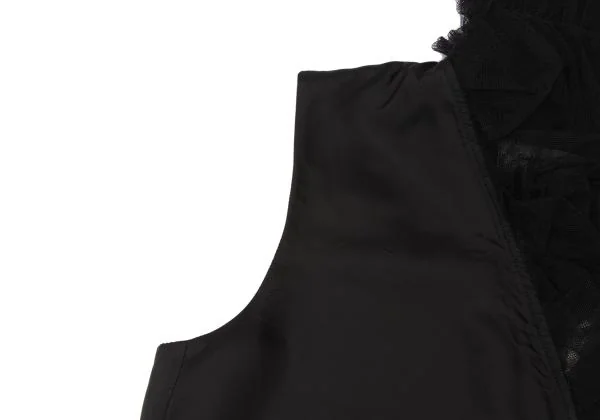 robe de chambre COMME des GARCONS Tulle Embellished Sleeveless Vest K-144891_010