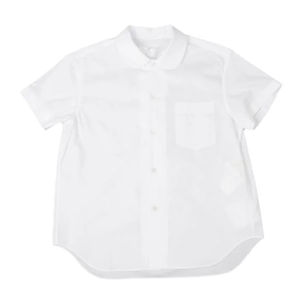 tao Cotton Round Collar Short Sleeve Blouse K-144894_002