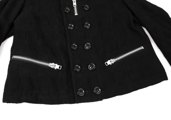tao Zip Design Stand Collar Double Jacket K-144895_009
