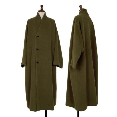 JURGEN LEHL Alpaca Blend Duffle Button Long Coat
