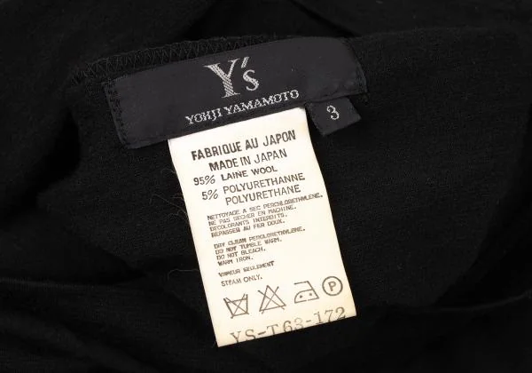 Y's Wool Stretch T shirt K-144903_013