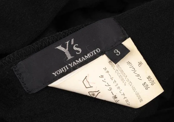 Y's Wool Stretch T shirt K-144903_014