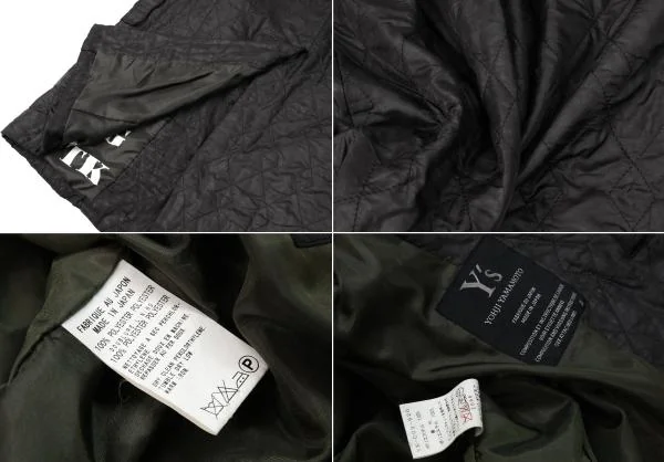 Y's Diamond Quilted Coat K-144908_019