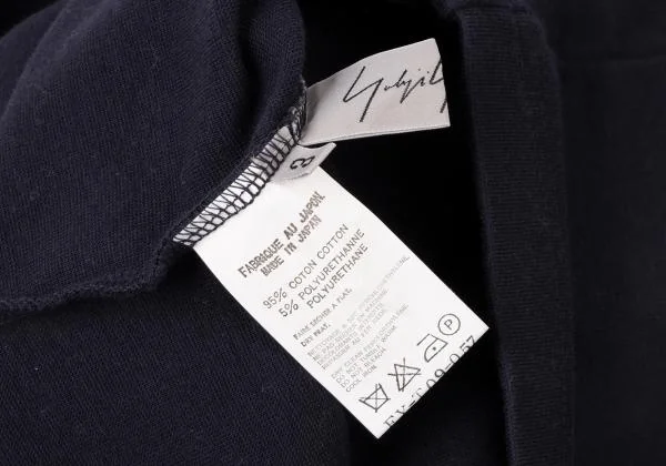 Yohji Yamamoto FEMME Stretch Diagonal Sleeveless T-shirt K-144914_012