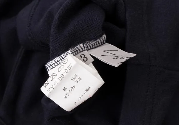 Yohji Yamamoto FEMME Stretch Diagonal Sleeveless T-shirt K-144914_013