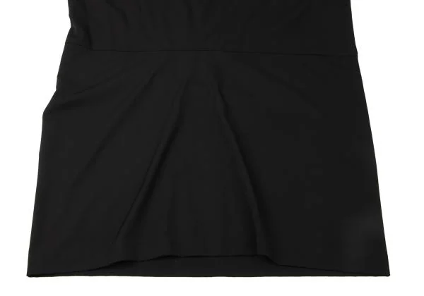 Yohji Yamamoto FEMME Wool Gabardine Drape Skirt K-144916_004