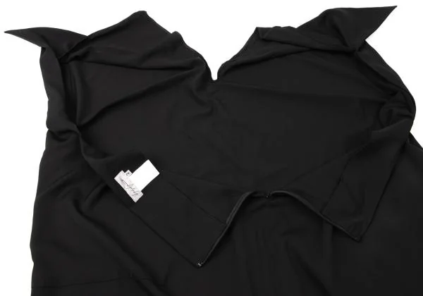 Yohji Yamamoto FEMME Wool Gabardine Drape Skirt K-144916_010