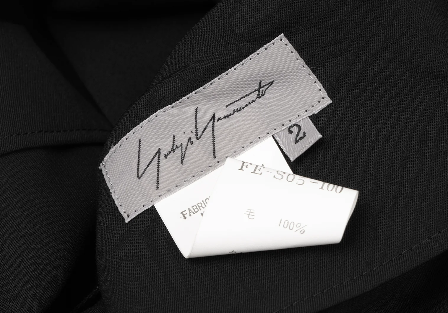 ヨウジヤマモト ファムYohji Yamamoto FEMME ウールギャバ