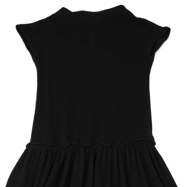 Yohji Yamamoto NOIR Waist Draw String Drape Neck Dress K-144918_010
