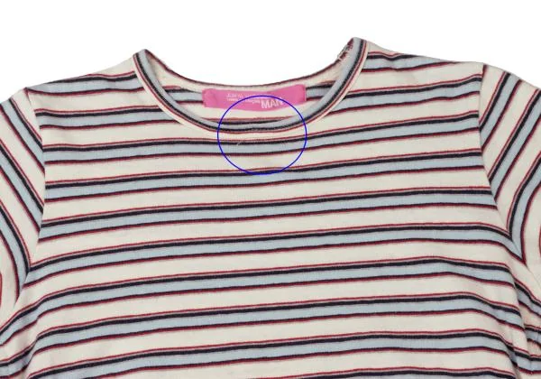 JUNYA WATANABE MAN PINK COMME des GARCONS Stripe T Shirt K-144934_003