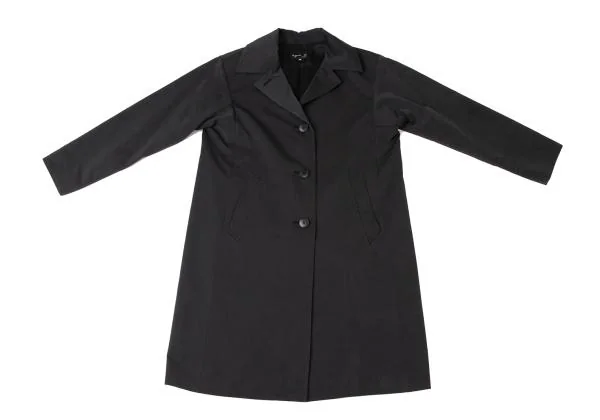 agnes b. Poly Nylon Open Collar Coat K-144959_002