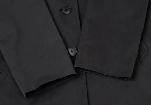 agnes b. Poly Nylon Open Collar Coat K-144959_010