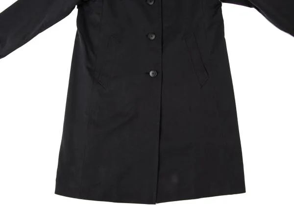agnes b. Poly Nylon Open Collar Coat K-144959_012