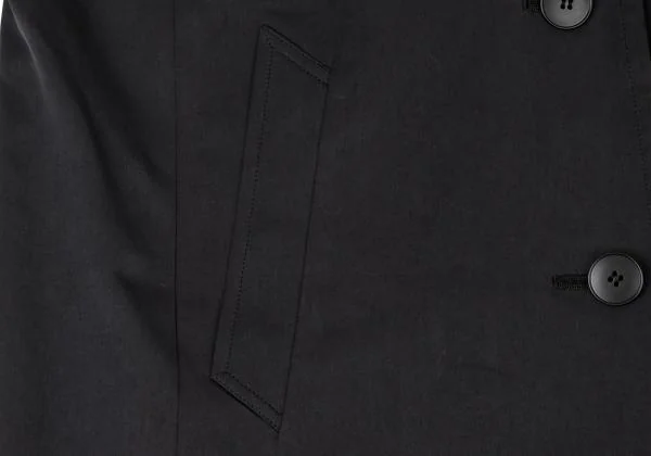 agnes b. Poly Nylon Open Collar Coat K-144959_013