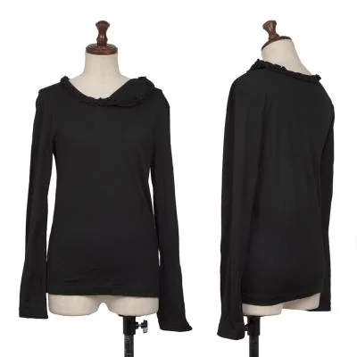 COMME des GARCONS Frill Neck Wool Knit T shirt