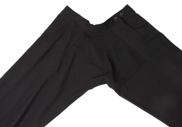 Y's Wool Gabardine Wrap Button Hem Design Pants K-144977_003
