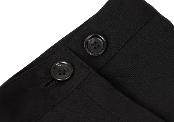Y's Wool Gabardine Wrap Button Hem Design Pants K-144977_005