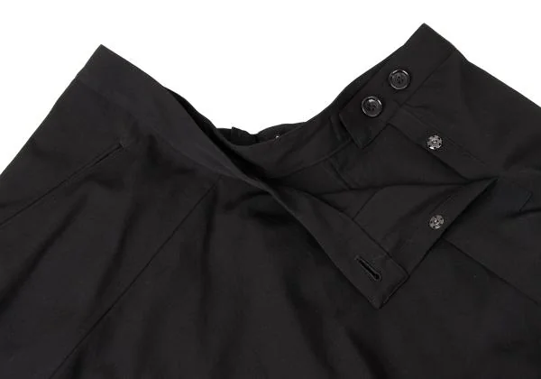 Y's Wool Gabardine Wrap Button Hem Design Pants K-144977_007