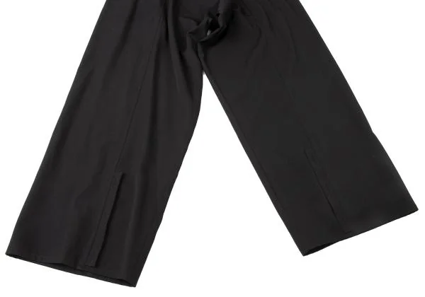 Y's Wool Gabardine Wrap Button Hem Design Pants K-144977_009