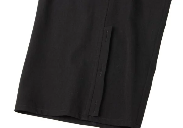 Y's Wool Gabardine Wrap Button Hem Design Pants K-144977_010