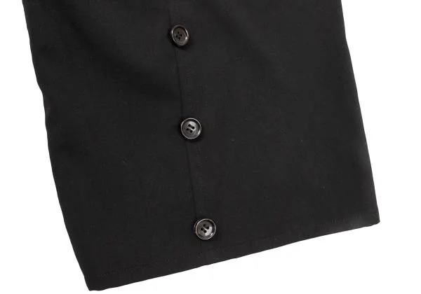 Y's Wool Gabardine Wrap Button Hem Design Pants K-144977_016