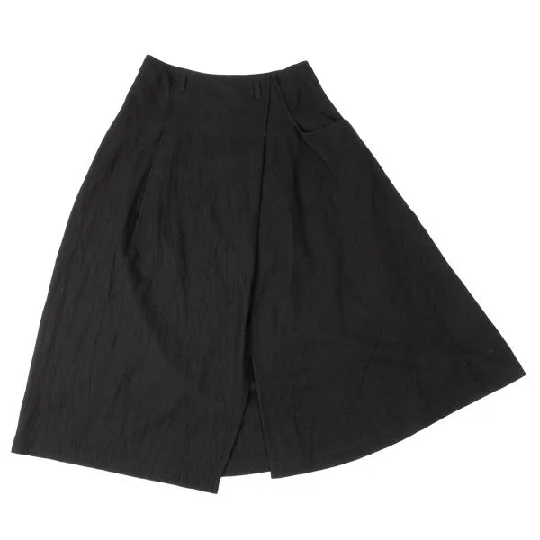 Y's Wool Tuck Side Pocket Design Skirt K-144979_002