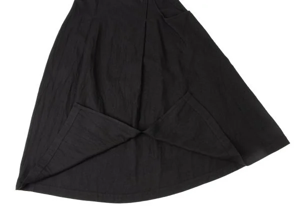 Y's Wool Tuck Side Pocket Design Skirt K-144979_007