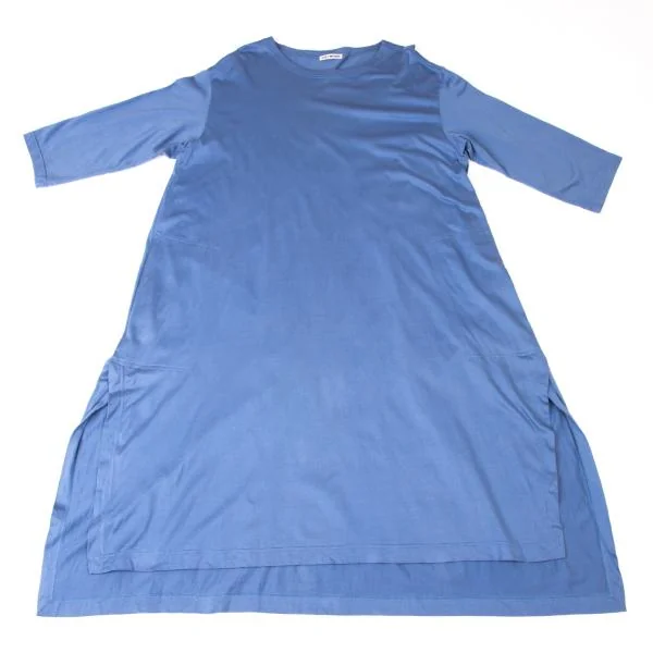 ISSEY MIYAKE Cotton Side Slit Dress K-144982_002