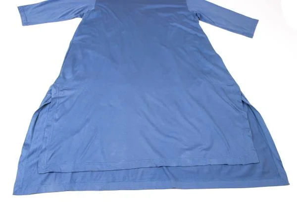 ISSEY MIYAKE Cotton Side Slit Dress K-144982_009