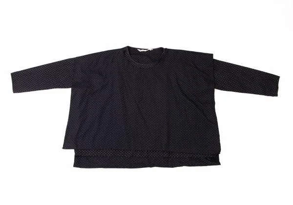 COMME des GARCONS Dot Print Back Long Hem Blouse K-144997_002