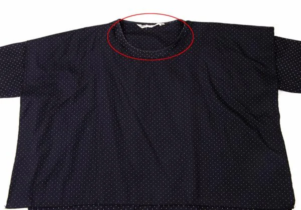 COMME des GARCONS Dot Print Back Long Hem Blouse K-144997_003