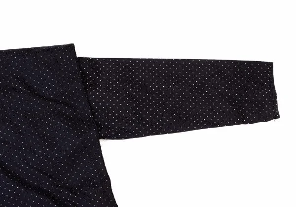 COMME des GARCONS Dot Print Back Long Hem Blouse K-144997_005