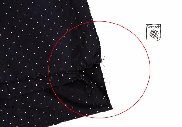 COMME des GARCONS Dot Print Back Long Hem Blouse K-144997_009