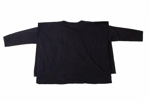 COMME des GARCONS Dot Print Back Long Hem Blouse K-144997_012