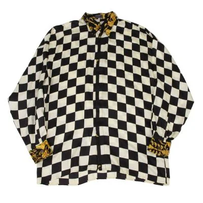 VERSUS Block Check Switching Shirt