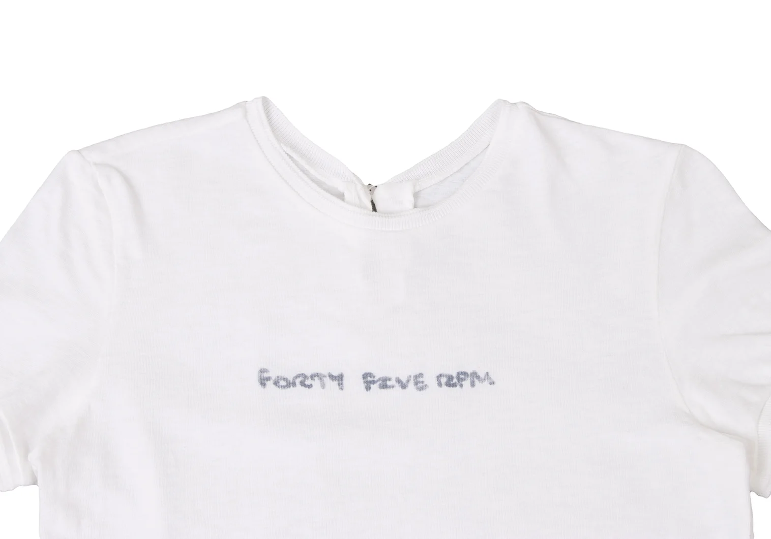 45rpm 45R プリントTシャツ ロゴプリントTシャツ | 45Rのものづくり | 45R