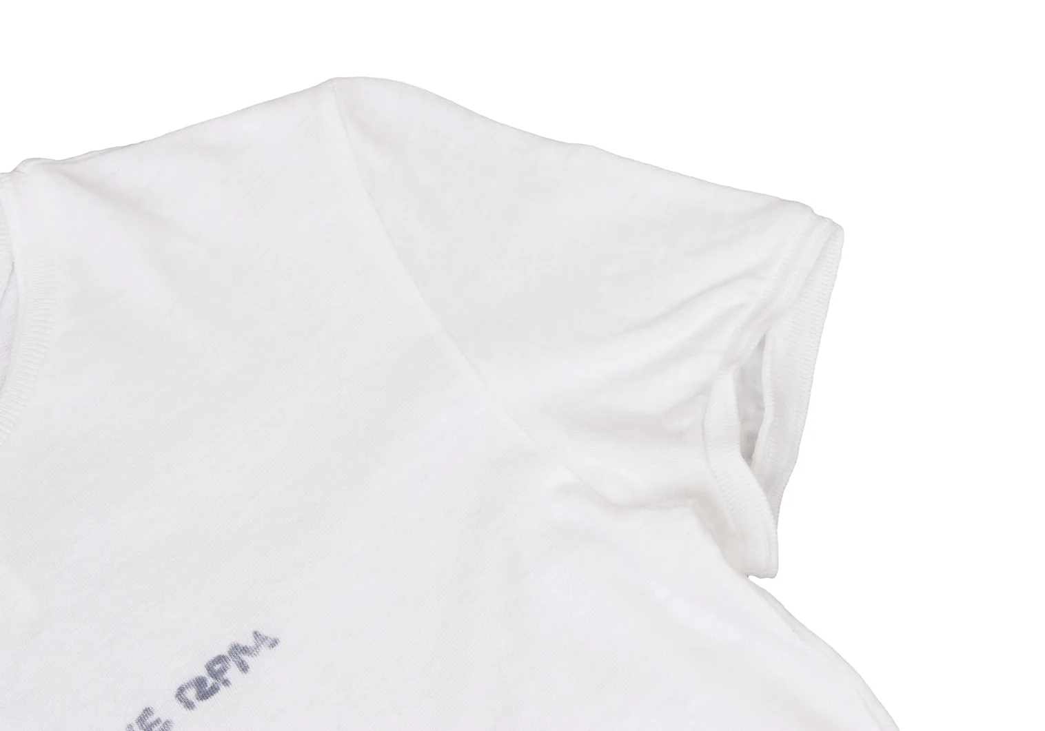 45rpm 45R コットンロゴプリントTシャツ 白2 | DCブランド古着